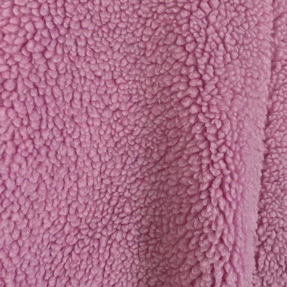 Pink longline teddy jacket - Picture 3 of 3